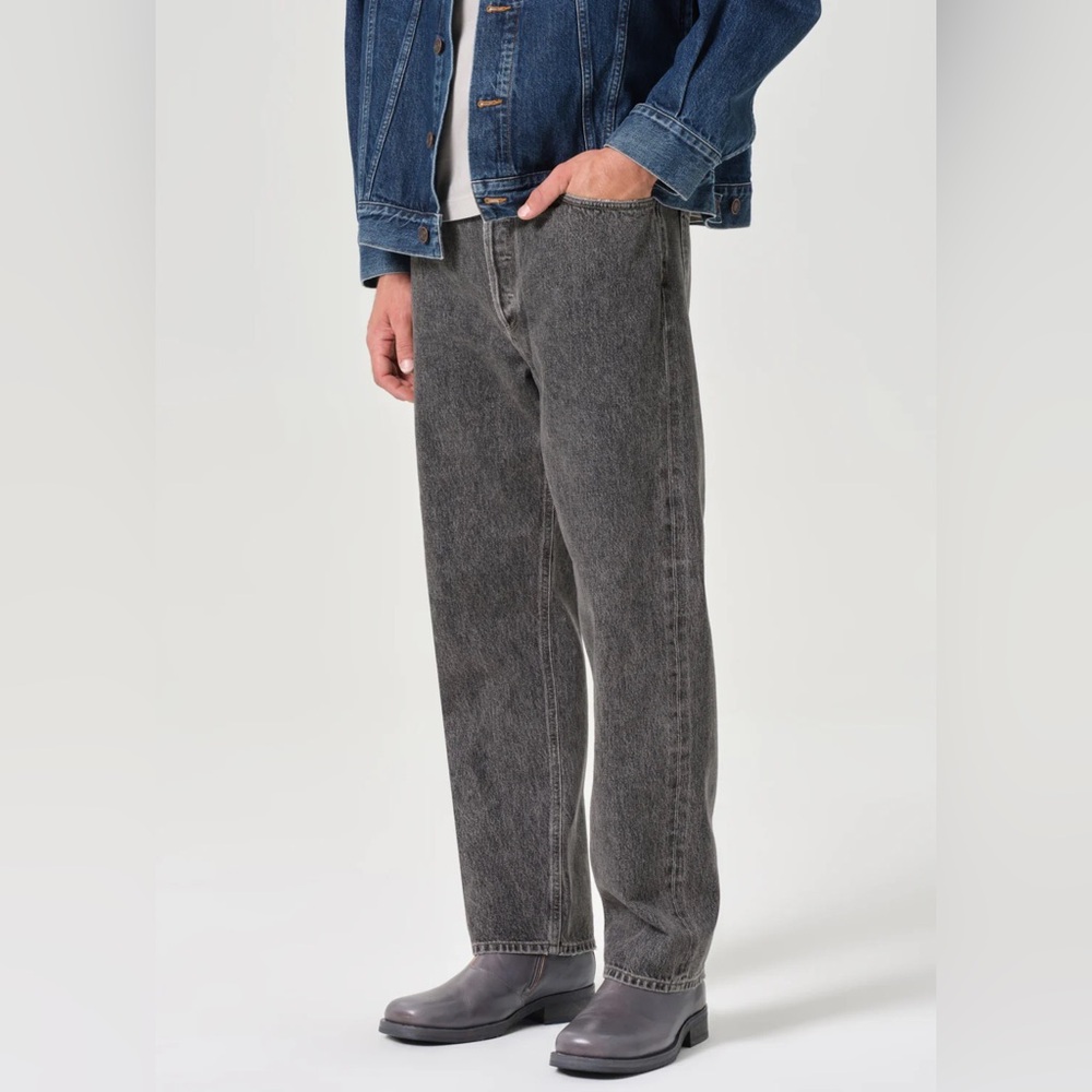 NWT Agolde 90s Jean in Gray/Fresh